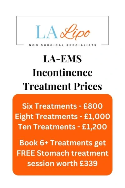 LA-EMS Incontinence Treatment Prices Hertford