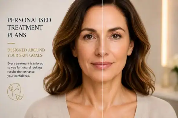 Before and after results of Collagen Lift Therapy Hertford