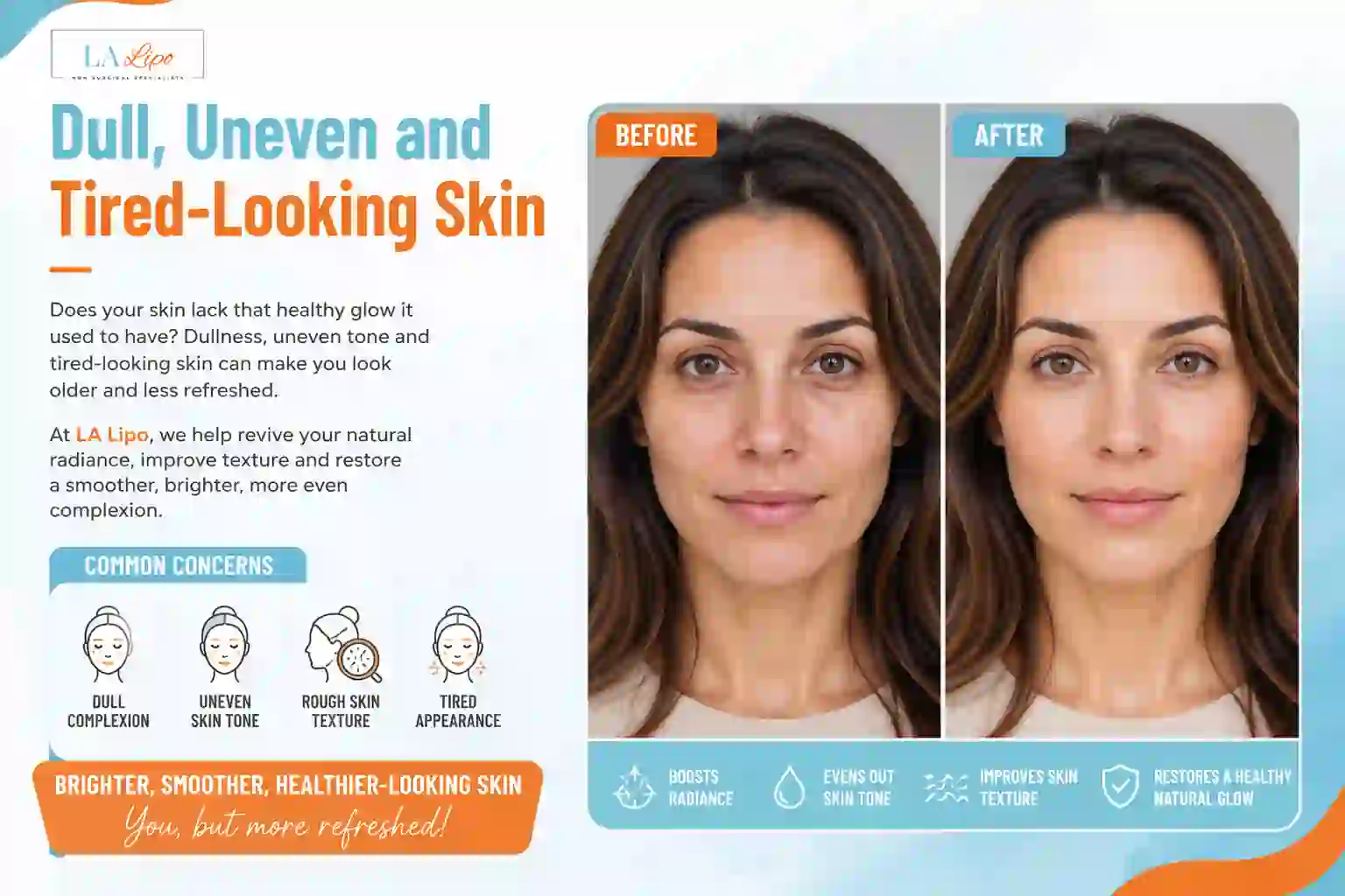 Sign #5: Dull, Uneven and Tired-Looking Skin Hertford